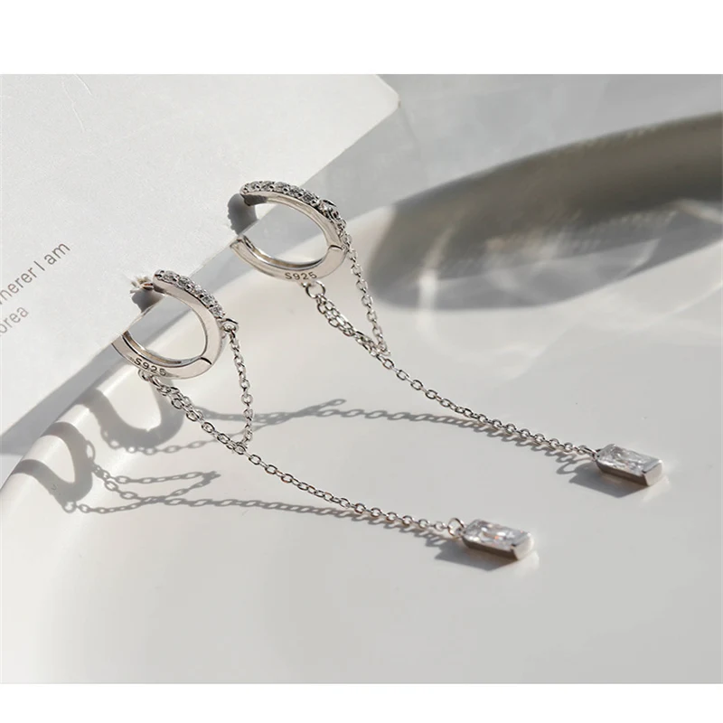 Creative fashion The new simple long section women's dangle earring temperament charm tassel INS style jewelry gifts wholesale
Creative fashion The new simple long section women's dangle earring temperament charm tassel INS style jewelry gifts wholesale