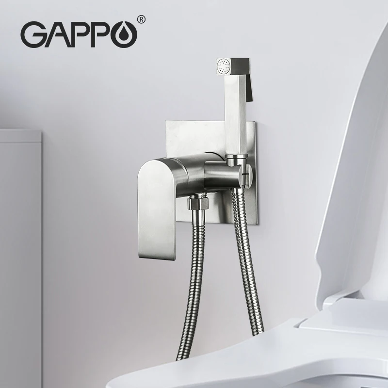 GAPPO Stainless Steel Bidet Shower Bidet Faucet Muslim Ducha Hygienic Shower Hot Cold Water Mixer Tap Toilet Faucet
GAPPO Stainless Steel Bidet Shower Bidet Faucet Muslim Ducha Hygienic Shower Hot Cold Water Mixer Tap Toilet Faucet