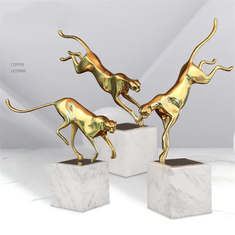 3pcs/set Light Luxury Crafts Lucky Leopard Sculpture Ornaments Yellow Copper Leopard Marble Base Home Decoration Furnishings
3pcs/set Light Luxury Crafts Lucky Leopard Sculpture Ornaments Yellow Copper Leopard Marble Base Home Decoration Furnishings