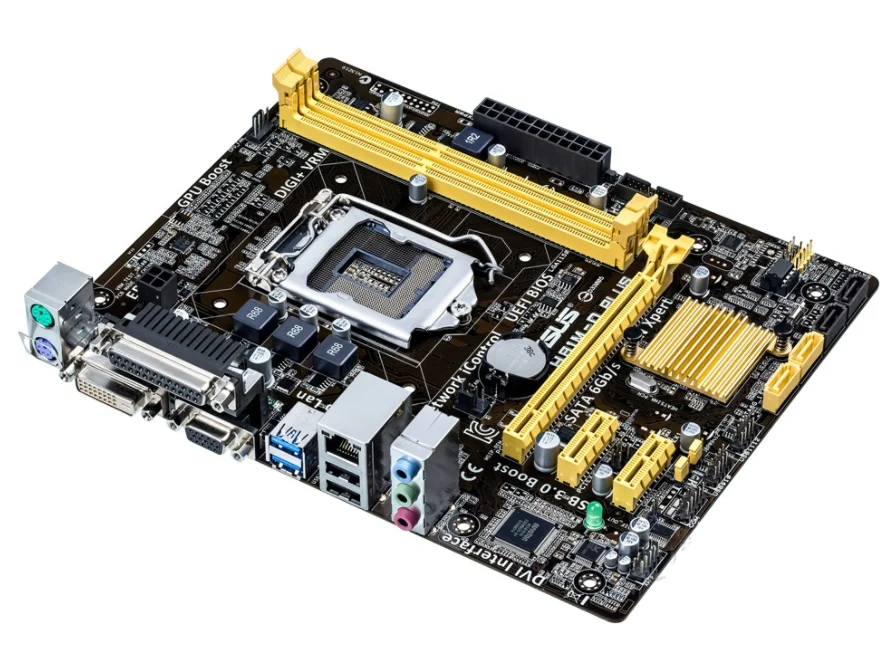 

ASUS H81M-D PLUS Intel H81 DDR3 16GB LGA 1150 i3 i5 i7 Cpus SATA3 USB3.0 Original Desktop Motherboard 1150 VGA DVI PCI-E X16