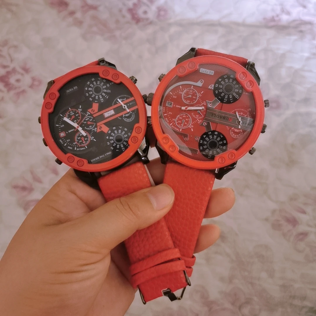 Big DIal wristwatch Sapphire Glass Quartz Leather Watches waterproof Stainless steel Watch for Men reloj
Big DIal wristwatch Sapphire Glass Quartz Leather Watches waterproof Stainless steel Watch for Men reloj