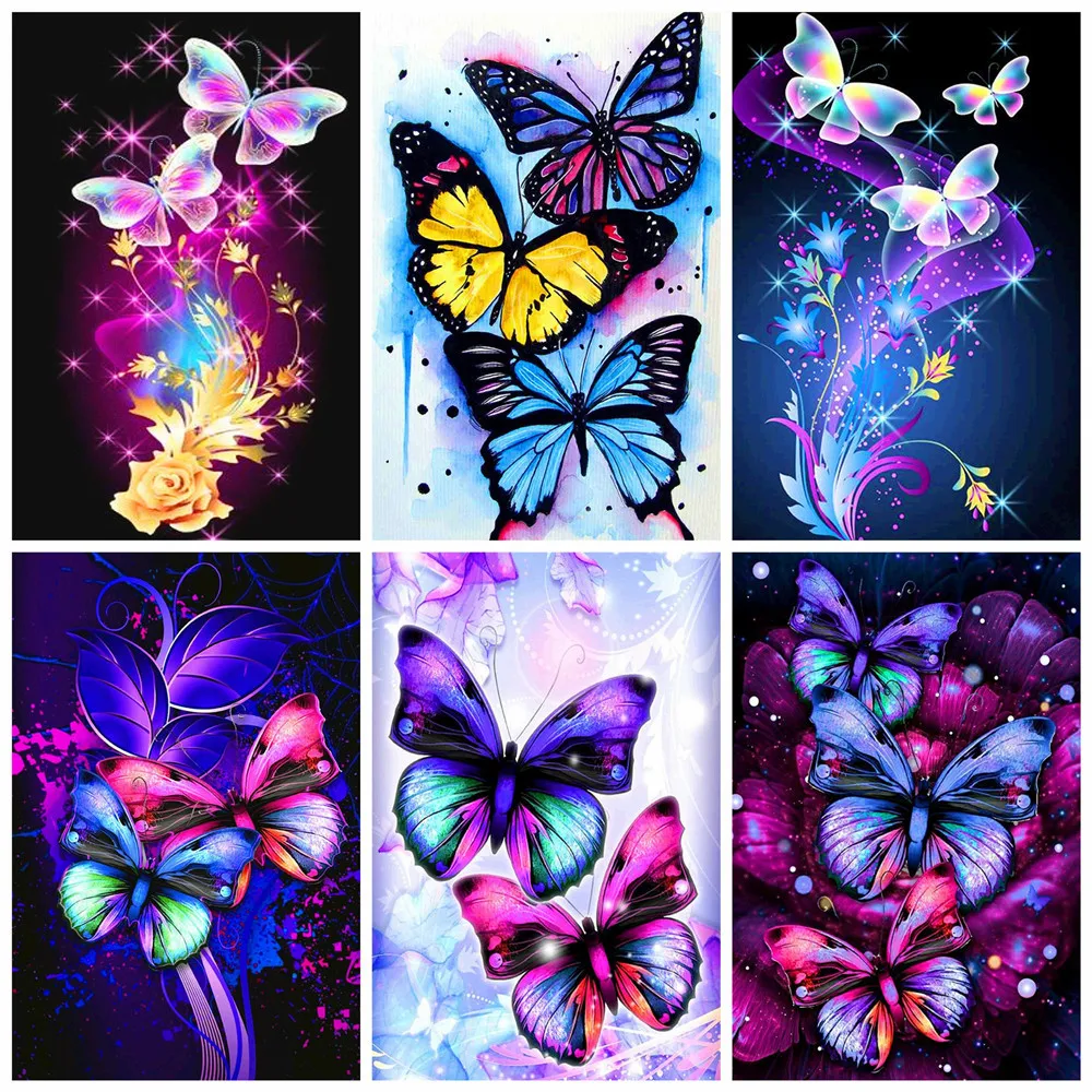 5D DIY Diamond Painting Full Square Butterfly Mosaic Diamond Embroidery Cross Stitch Animal Decoration For Home
5D DIY Diamond Painting Full Square Butterfly Mosaic Diamond Embroidery Cross Stitch Animal Decoration For Home