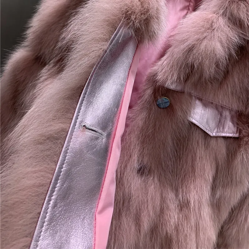Fashion Real Fox Fur Coats With Genuine Sheepskin Leather Wholeskin Natural Fox Fur Jacket Outwear Luxury Women 2021 Winter New
Fashion Real Fox Fur Coats With Genuine Sheepskin Leather Wholeskin Natural Fox Fur Jacket Outwear Luxury Women 2021 Winter New