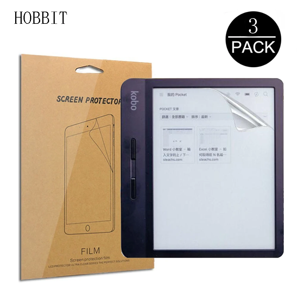 Прозрачная защитная пленка для ЖК экрана Kobo Libra H2O выпуск 2019 7 дюймовая ручная