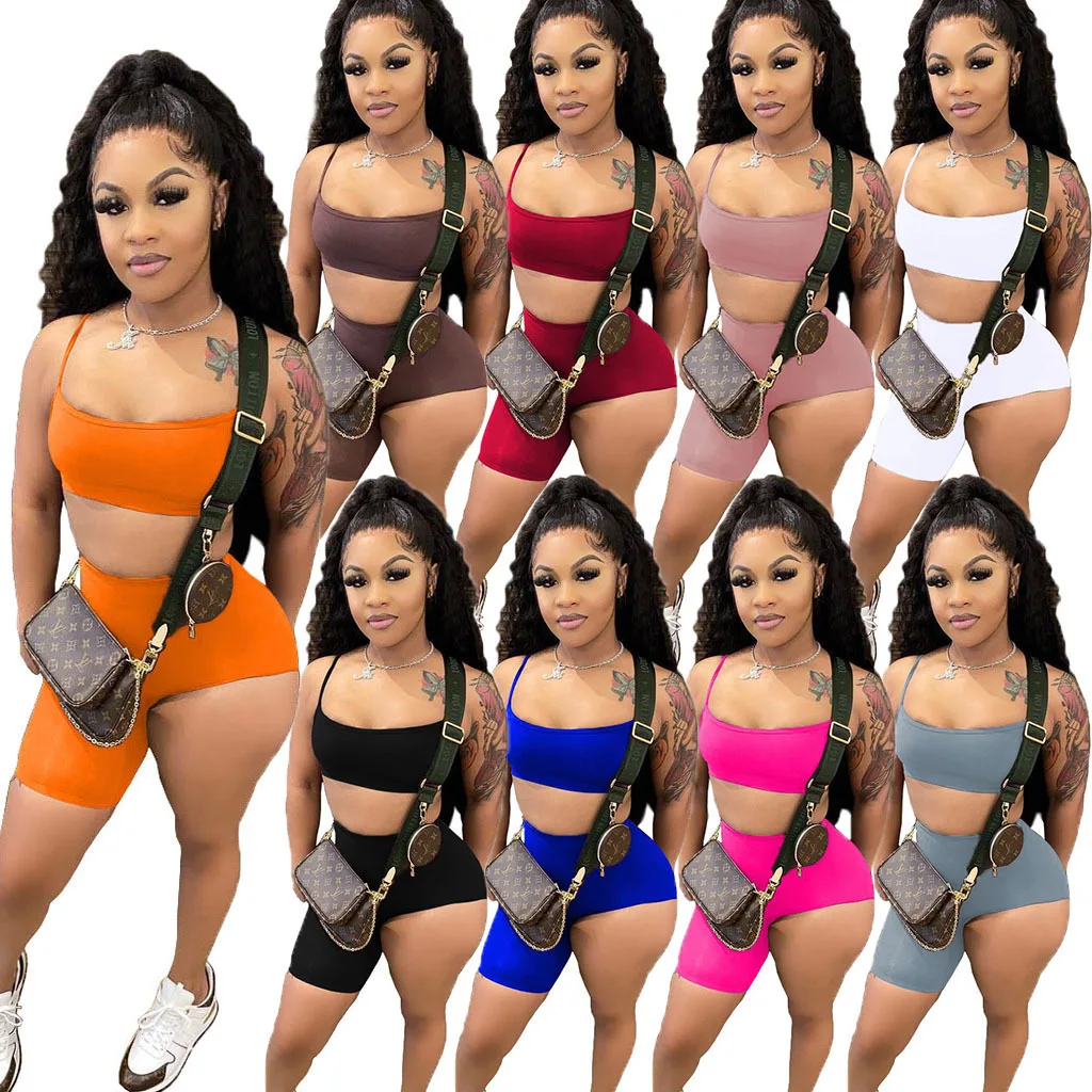Baldauren Women Tracksuit Two Piece Set Crop Tank Top + Short Pants Solid Color Sportsuit Summer Clothes For Women Outfit
Baldauren Women Tracksuit Two Piece Set Crop Tank Top + Short Pants Solid Color Sportsuit Summer Clothes For Women Outfit