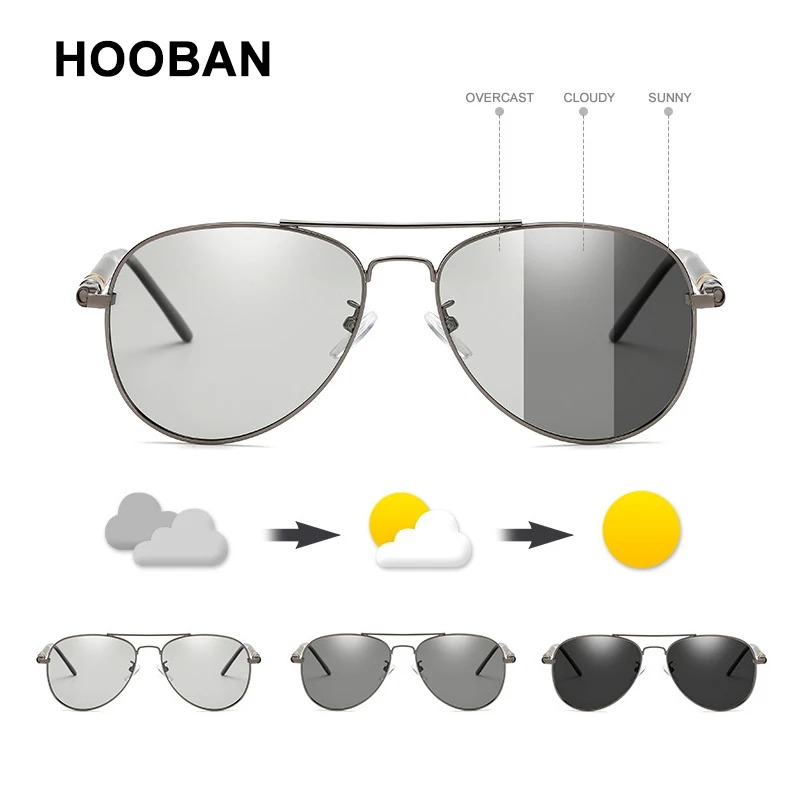 Vintage Pilot Photochromic Sunglasses Men Women Fashion Fishing Polarized Sun Glasses Male Driving Chameleon Eyeglasses Goggle
Vintage Pilot Photochromic Sunglasses Men Women Fashion Fishing Polarized Sun Glasses Male Driving Chameleon Eyeglasses Goggle