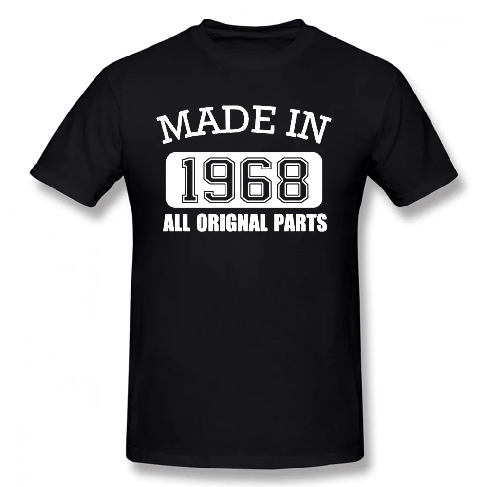 T-shirt O-neck Men Funny Gift Tops Made In 1968 All Original Parts T Shirt Mans Short Sleeve Vintage
T-shirt O-neck Men Funny Gift Tops Made In 1968 All Original Parts T Shirt Mans Short Sleeve Vintage