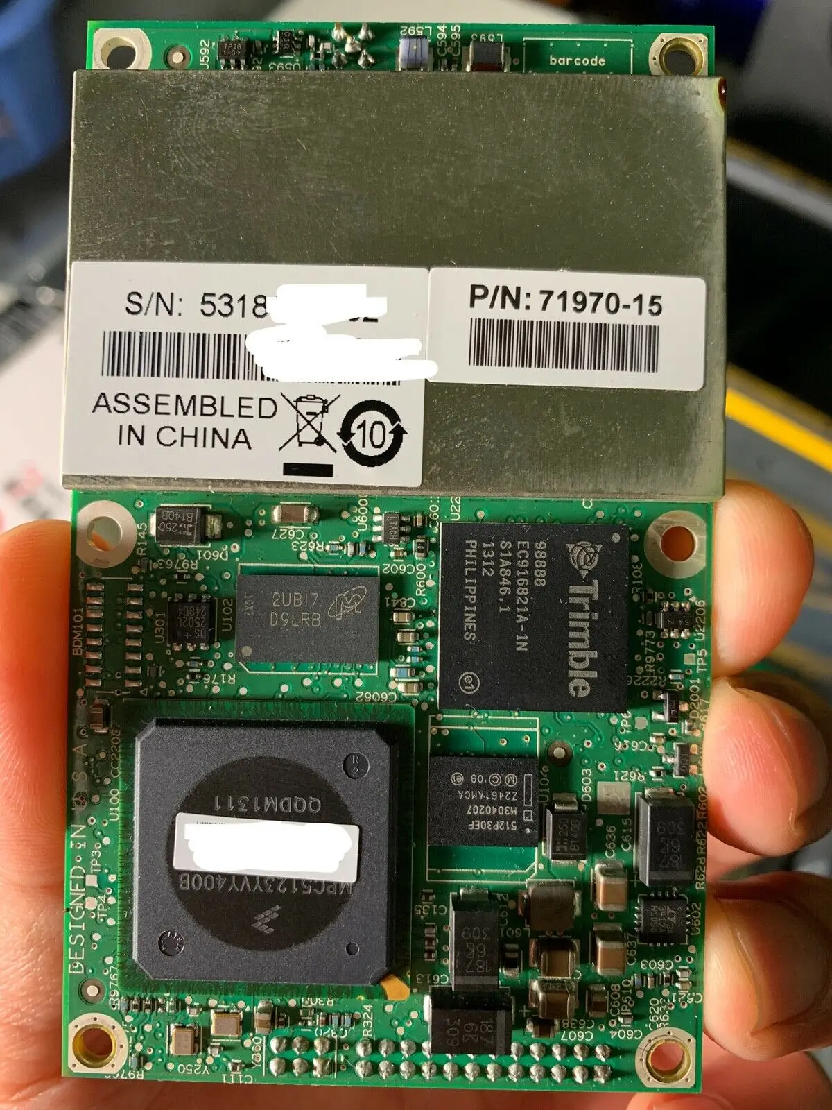 Б/у модуль приемника Trimble Bd970 Gnss Gps Glonass Galileo Beidou Qzss L 1 2 5|Детали и аксессуары для