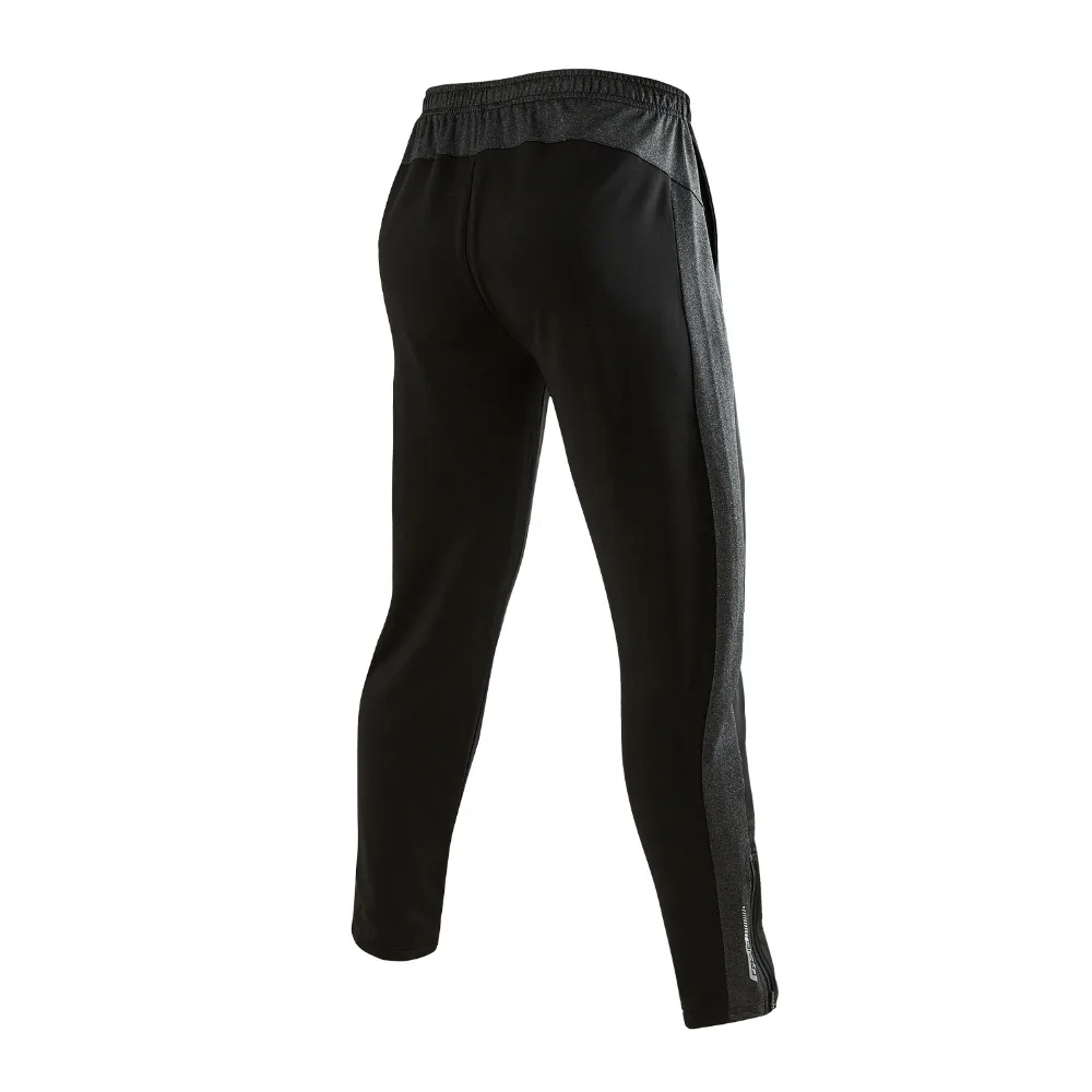 Men Sports Running Pants Pockets Athletic Soccer pant Training sport Legging jogging Gym Trousers Zipper Joggers | Спорт и