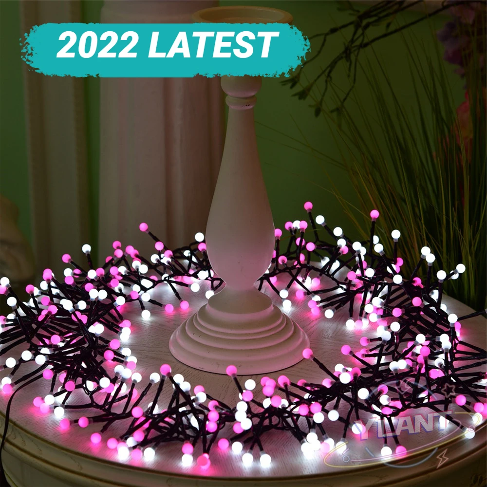 YLANT Outdoor 8M 400 LED String Lights Changeable for Pink Xmas Garland Cafe Party Wedding Decoration Christmas Fairy Lights
YLANT Outdoor 8M 400 LED String Lights Changeable for Pink Xmas Garland Cafe Party Wedding Decoration Christmas Fairy Lights
