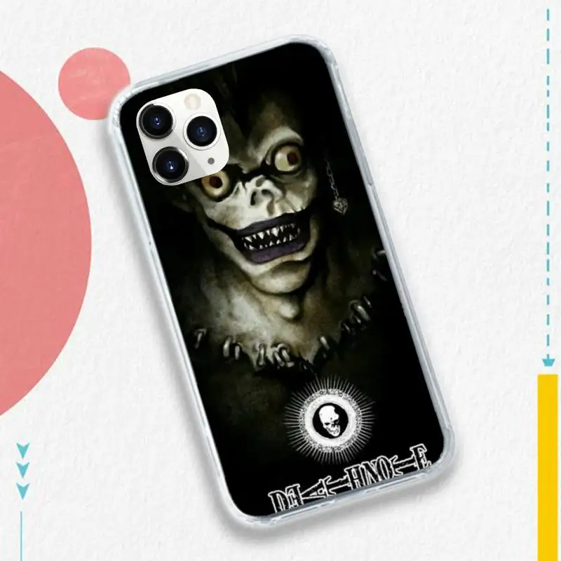 Death Note Ryuk kira Anime Phone Case for iPhone 11 12 pro XS MAX 8 7 6 6S Plus X 5S SE 2020 XR
Death Note Ryuk kira Anime Phone Case for iPhone 11 12 pro XS MAX 8 7 6 6S Plus X 5S SE 2020 XR