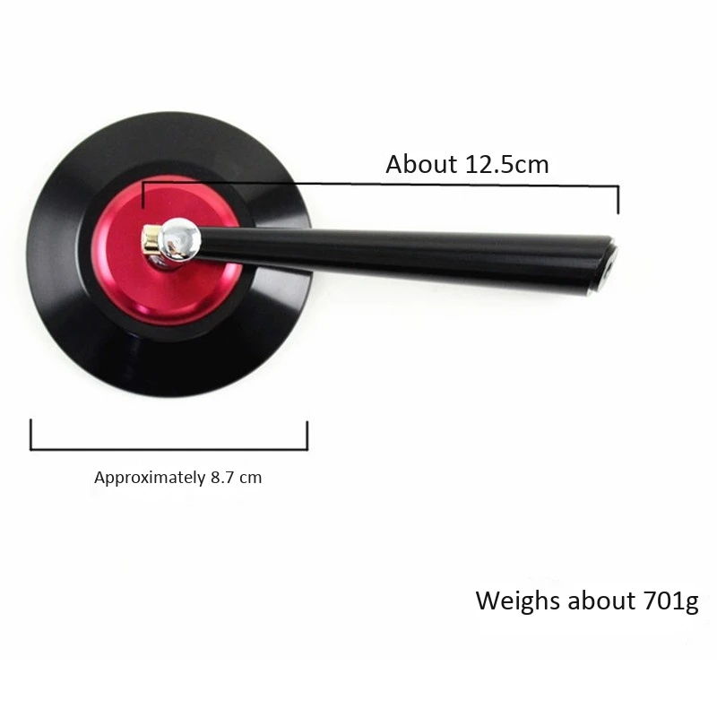 Universal Motorcycle Rearview Mirror Modified Straight Round Mirror Aluminum Alloy Rearview Mirror
Universal Motorcycle Rearview Mirror Modified Straight Round Mirror Aluminum Alloy Rearview Mirror