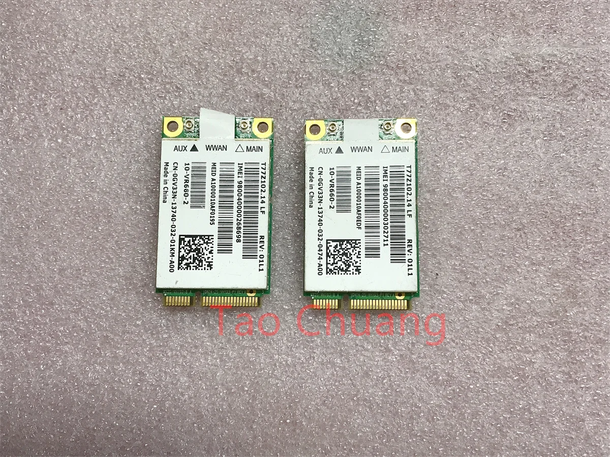 Для DELL 3G 5620 Gobi2000 Мобильная широкополосная беспроводная сетевая карта 0GV33N WWAN |