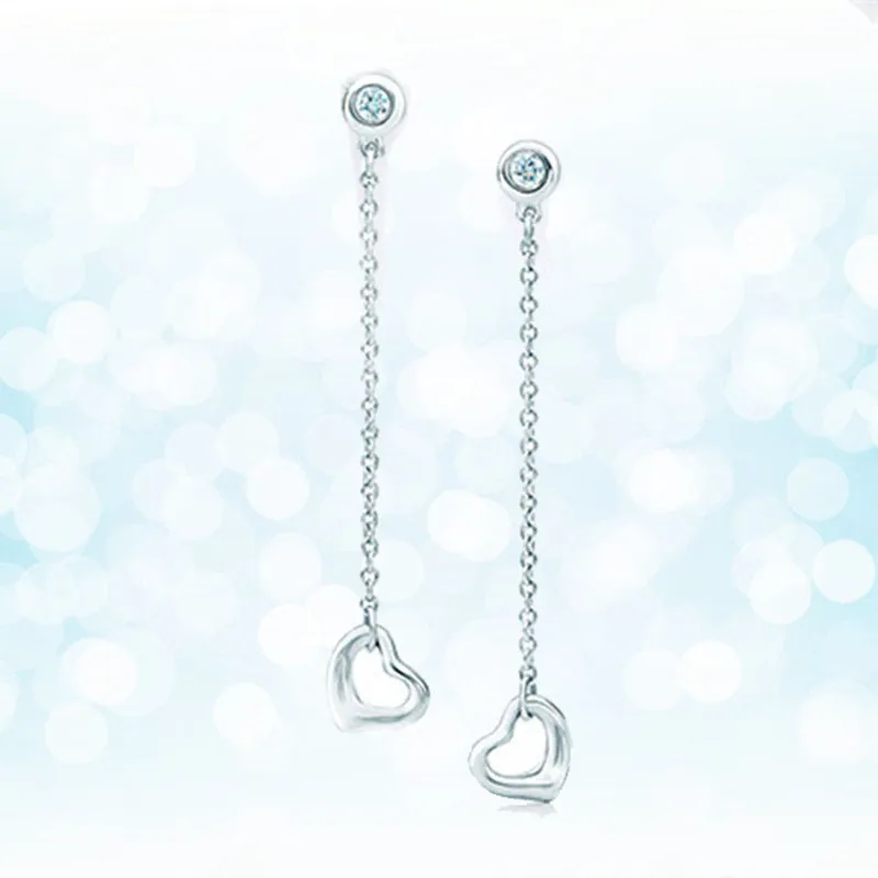 1: 1 sterling silver 925 classic fashion single zircon with heart shaped ladies earrings jewelry holiday gift
1: 1 sterling silver 925 classic fashion single zircon with heart shaped ladies earrings jewelry holiday gift