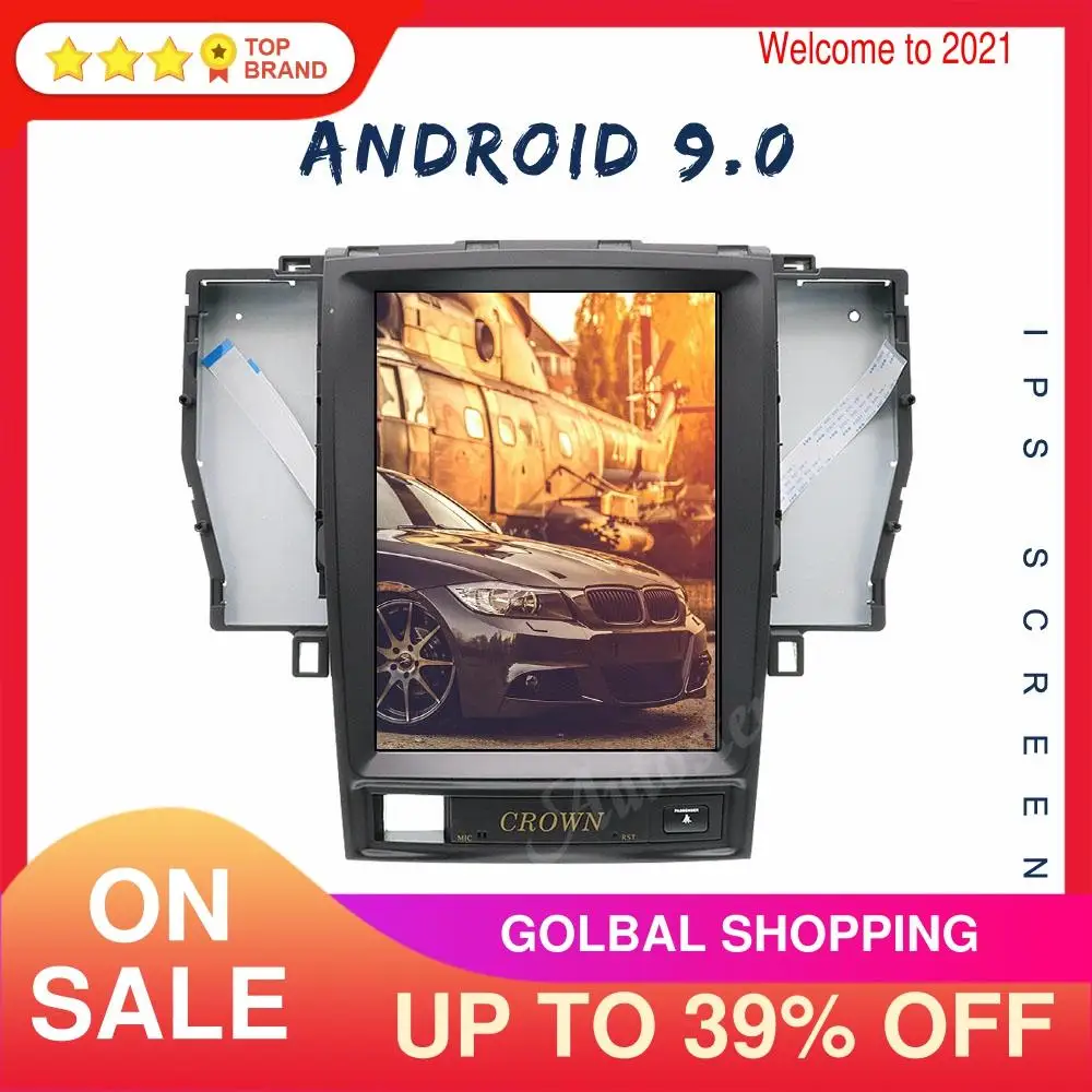 128GB+4GB Android 9.0 For TOYOTA CROWN 2012 Tesla Style Car GPS Navigation Head Unit Stereo Multimedia Player Auto Radio DSP
128GB+4GB Android 9.0 For TOYOTA CROWN 2012 Tesla Style Car GPS Navigation Head Unit Stereo Multimedia Player Auto Radio DSP
