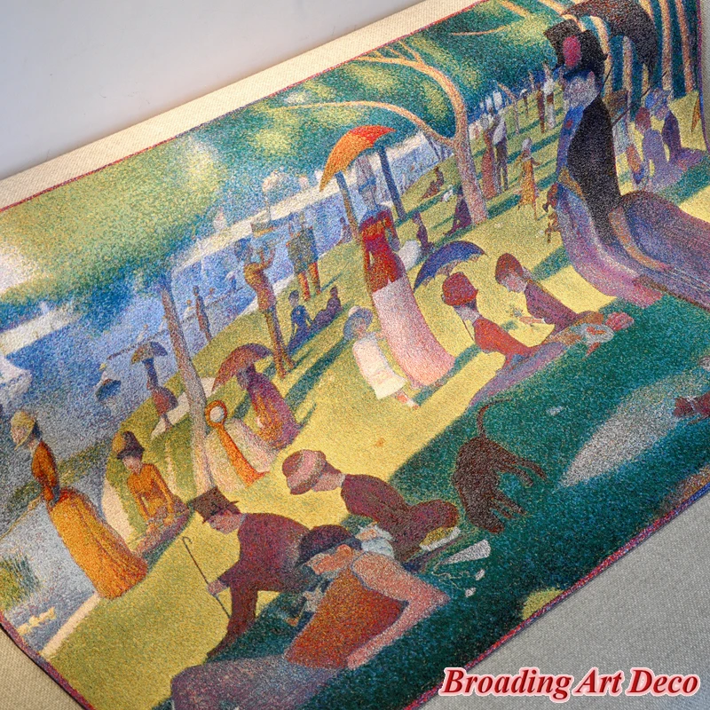 A SUNDAY ON LA GRANDE JATTE 1884 JACQUARD WEAVE TAPESTRY WALL HANGING GOBELIN HOME ART DECORATION AUBUSSON COTTON 100% 139*92CM
A SUNDAY ON LA GRANDE JATTE 1884 JACQUARD WEAVE TAPESTRY WALL HANGING GOBELIN HOME ART DECORATION AUBUSSON COTTON 100% 139*92CM
