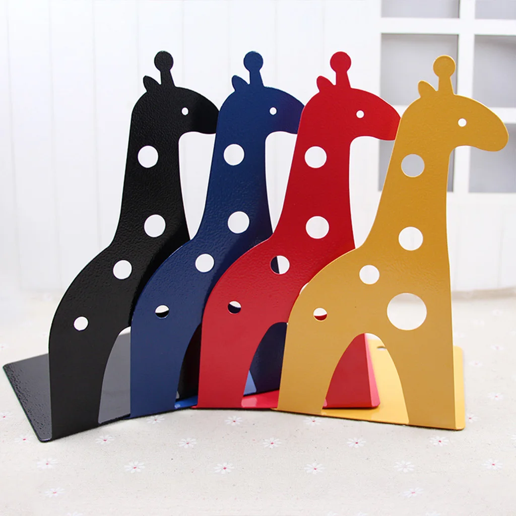 2 Pcs Cartoon Giraffe Decorative Bookend Cute Elephant-shaped Book Stand Vintage Shelf Decor Book Holder for School Kids
2 Pcs Cartoon Giraffe Decorative Bookend Cute Elephant-shaped Book Stand Vintage Shelf Decor Book Holder for School Kids
