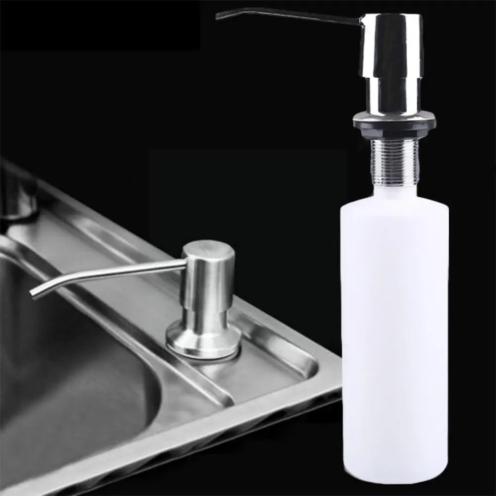 300ML Kitchen Sink Soap Dispenser ABS Dispenser Detergent Soap Pump Liquid Tools Head Dispensers Steel Lotion Plastic X3F8
300ML Kitchen Sink Soap Dispenser ABS Dispenser Detergent Soap Pump Liquid Tools Head Dispensers Steel Lotion Plastic X3F8