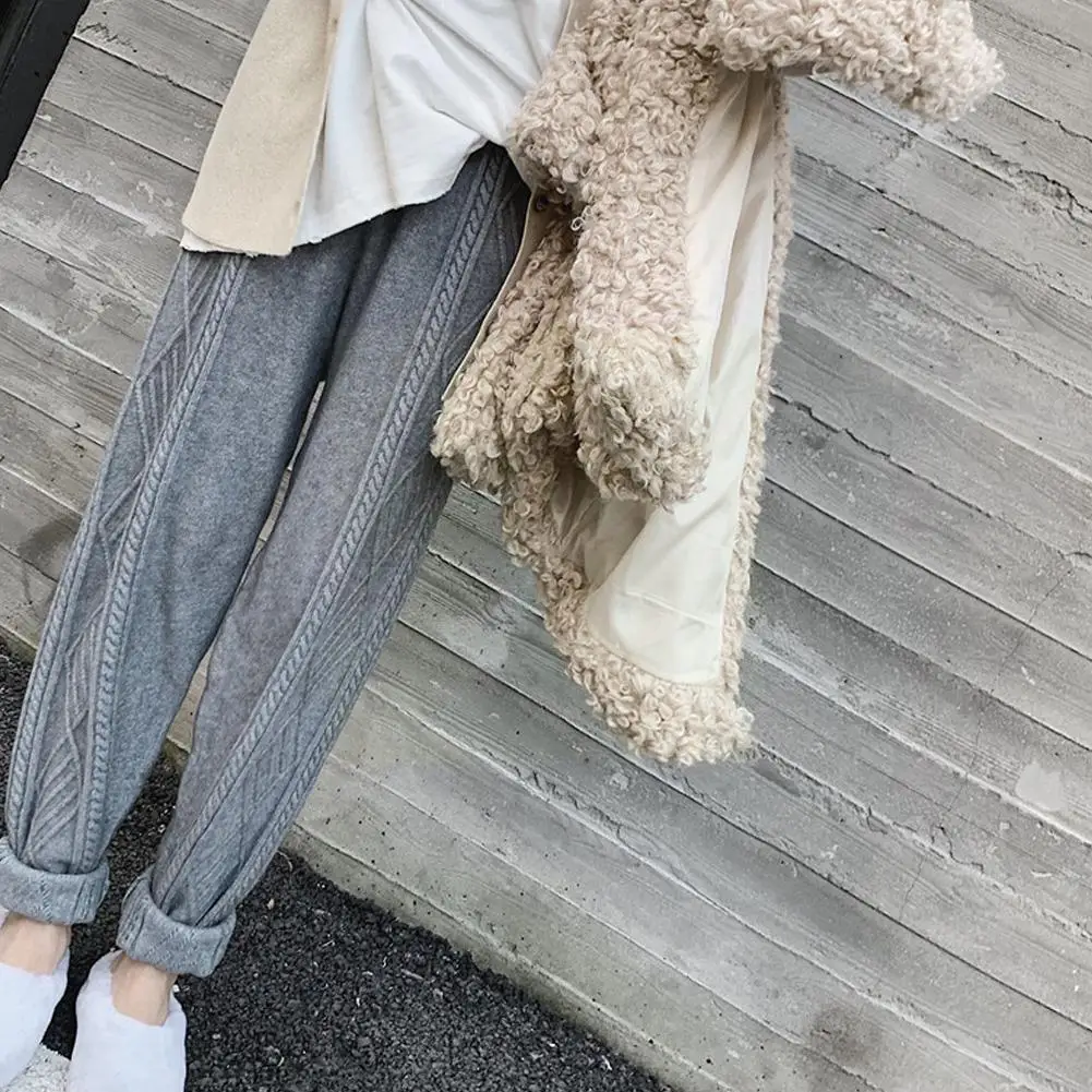 Knit Pants Loose Sweater Pants Thick Pants Loose Stretch Casual Ladies Trousers Waist Knit Sweater Trousers Straight G1p3
Knit Pants Loose Sweater Pants Thick Pants Loose Stretch Casual Ladies Trousers Waist Knit Sweater Trousers Straight G1p3