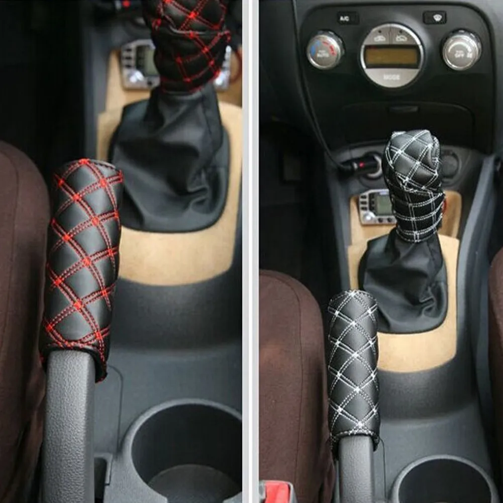 2PC High-Quality Microfiber Leather Car Hand Brake Cover Gear Knob Cover Car Handbrake Cover + Gear Cover
2PC High-Quality Microfiber Leather Car Hand Brake Cover Gear Knob Cover Car Handbrake Cover + Gear Cover