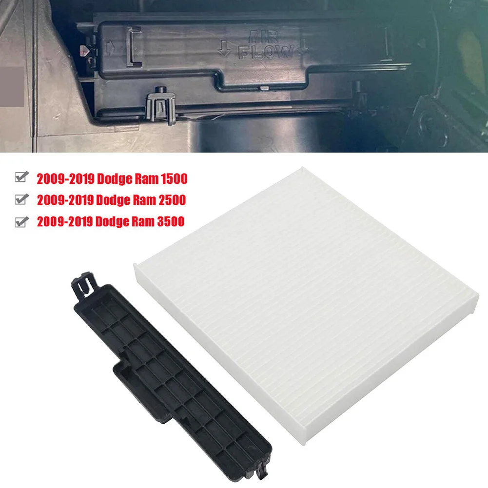 Cabin Air Filter A/C Filter Door Cover Replacement for Dodge Ram 1500 2500 3500 Jeep Chrysler 68406048AA/68318365AA/68052292AA
Cabin Air Filter A/C Filter Door Cover Replacement for Dodge Ram 1500 2500 3500 Jeep Chrysler 68406048AA/68318365AA/68052292AA