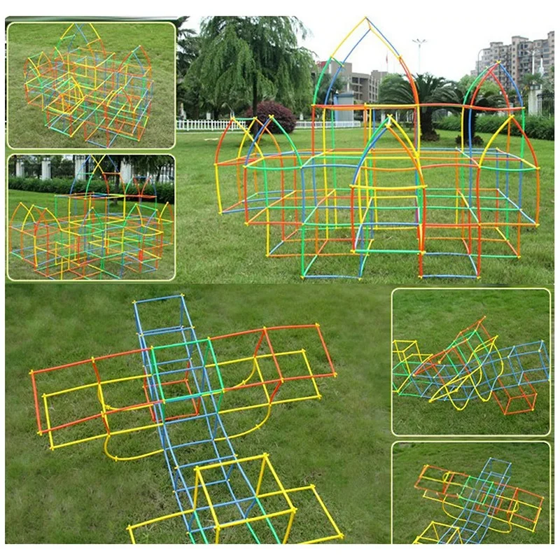 4D DIY Straw Building Blocks Plastic Stitching Inserted Construction embled Blocks Bricks Educational Kids Toys
4D DIY Straw Building Blocks Plastic Stitching Inserted Construction embled Blocks Bricks Educational Kids Toys