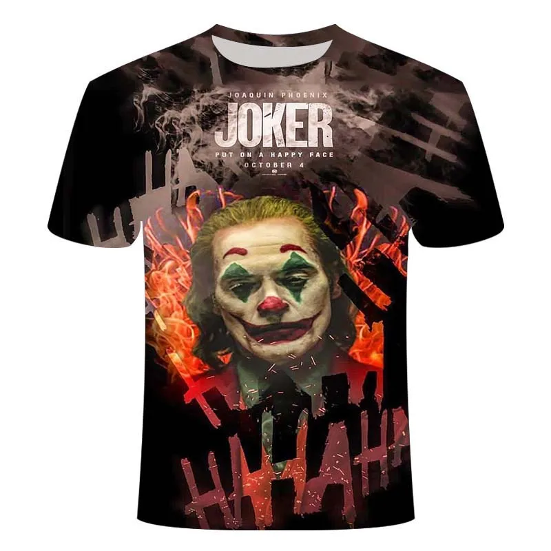 2021 spring and summer new best-selling men's T-shirt 3D printing mask clown series men's round neck short sleeve
2021 spring and summer new best-selling men's T-shirt 3D printing mask clown series men's round neck short sleeve