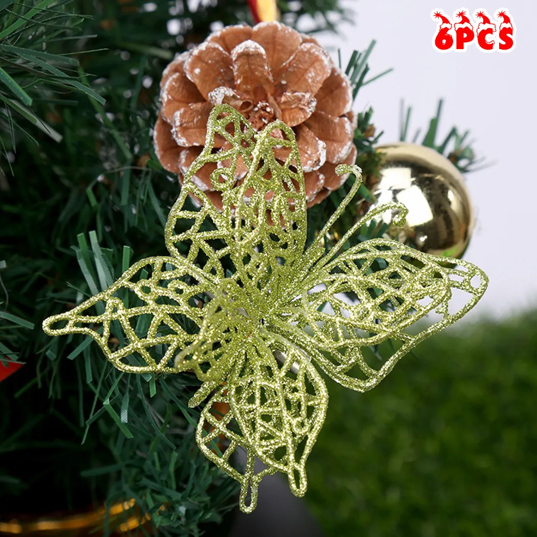 6Pcs Hollow Butterfly Christmas Tree Hanging Ornaments Butterfly Party Wedding Decor Birthday Event Party Bar Decor Party Gift
6Pcs Hollow Butterfly Christmas Tree Hanging Ornaments Butterfly Party Wedding Decor Birthday Event Party Bar Decor Party Gift
