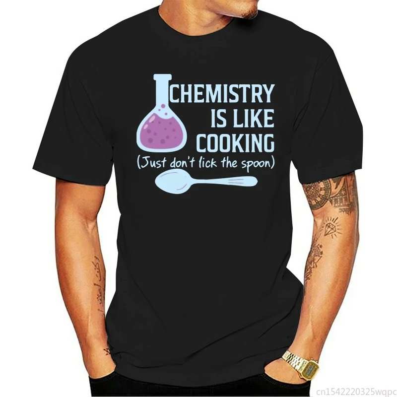 Men T-Shirt Chemistry Is Like Cooking Funny T Shirt Short Sleeve Tops & Tees Letter Tshirt 
Men T-Shirt Chemistry Is Like Cooking Funny T Shirt Short Sleeve Tops & Tees Letter Tshirt