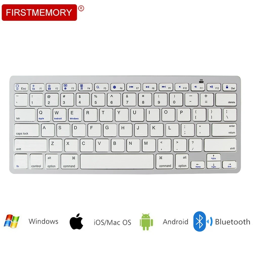 Bluetooth беспроводная клавиатура 78 клавиш мини маленькая портативная Бесшумная