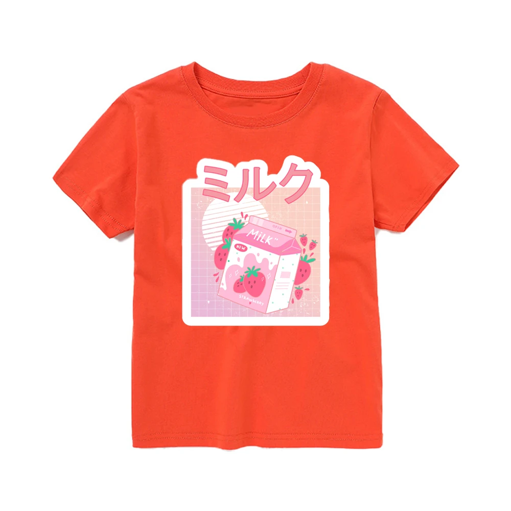 Summer 90s Japanese Otaku Stylish Aesthetic Milk Cute Gift T-Shirt Baby Kids Short-Sleeved Harajuku Graphic Tee Boys Girls Tops
Summer 90s Japanese Otaku Stylish Aesthetic Milk Cute Gift T-Shirt Baby Kids Short-Sleeved Harajuku Graphic Tee Boys Girls Tops