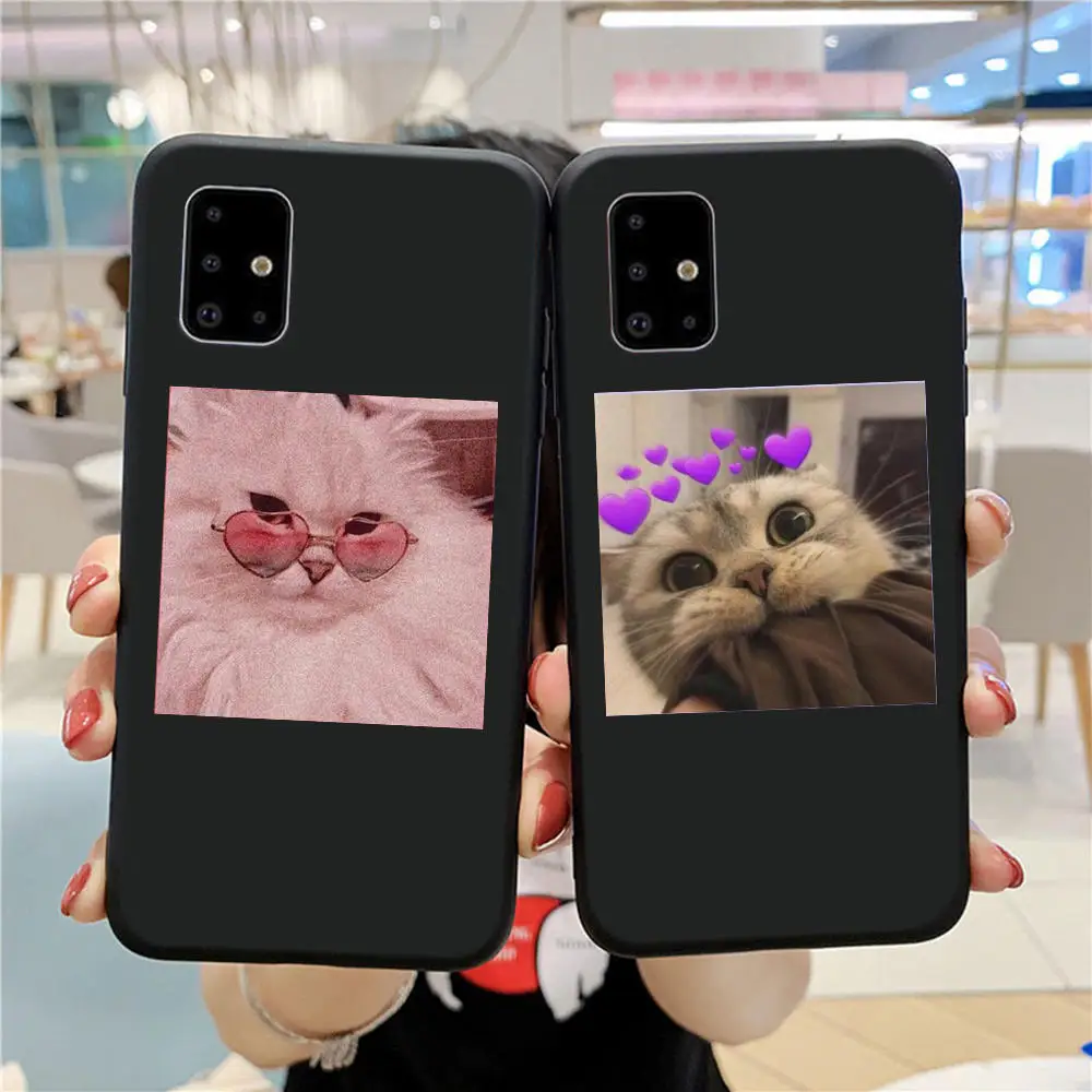 fuuny Cute cat Phone Case for Samsung Galaxy A01 A11 A40 A50 A60 A12 A22 A32 A42 A52 A51 A71 4G 5G Soft Protective Cover
fuuny Cute cat Phone Case for Samsung Galaxy A01 A11 A40 A50 A60 A12 A22 A32 A42 A52 A51 A71 4G 5G Soft Protective Cover