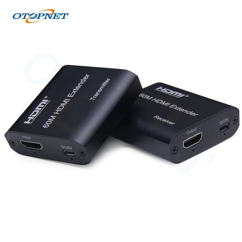 60M HDMI Extender over single cat 5e/6 Support the Switch of EDID Between 720P and 1080P
60M HDMI Extender over single cat 5e/6 Support the Switch of EDID Between 720P and 1080P
