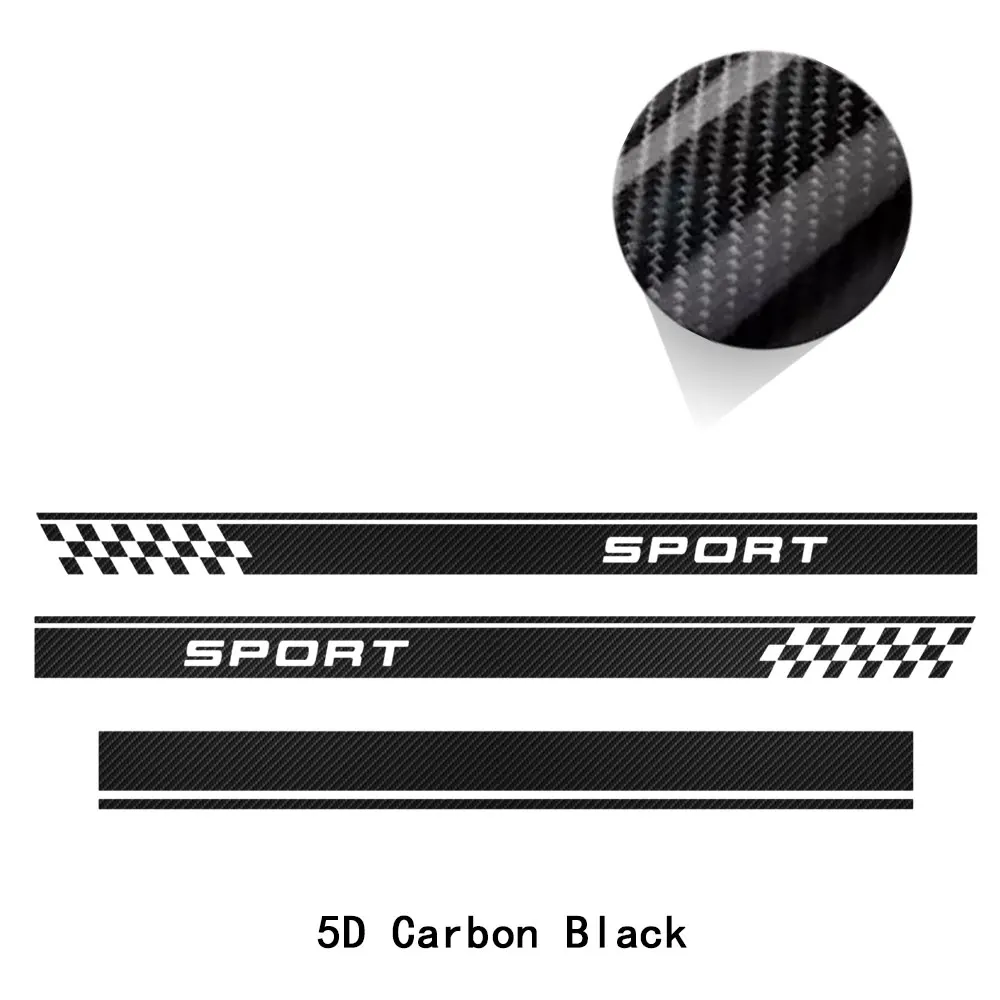 Автомобильный Стайлинг Дверь боковые полосы юбка наклейка капот автомобиля капот гоночный кузов комплект наклейка для Suzuki Swift спортивные аксессуары