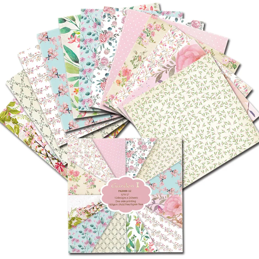 12-Inch Garden Flowers Theme Suitable Lovers Single-Sided Pattern Series Kraft Background DIY Scrapbook Paper Craft Decoration
12-Inch Garden Flowers Theme Suitable Lovers Single-Sided Pattern Series Kraft Background DIY Scrapbook Paper Craft Decoration