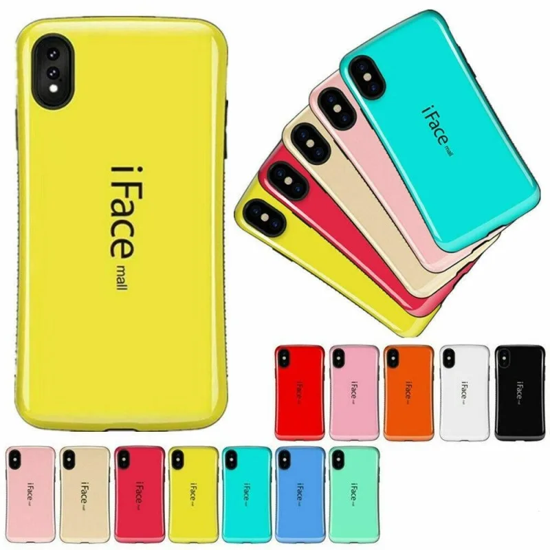Противоударный чехол для Iphone 12 11 PRO XS MAX XR Iface Mall пластиковый Противоскользящий IPhone