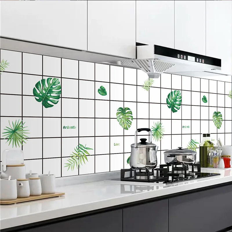 Kitchen Wallpaper High Temperature Paste Self-Adhesive Wall Paper Foil Waterproof Bathroom Kitchen Wall Sticker Home Decor
Kitchen Wallpaper High Temperature Paste Self-Adhesive Wall Paper Foil Waterproof Bathroom Kitchen Wall Sticker Home Decor