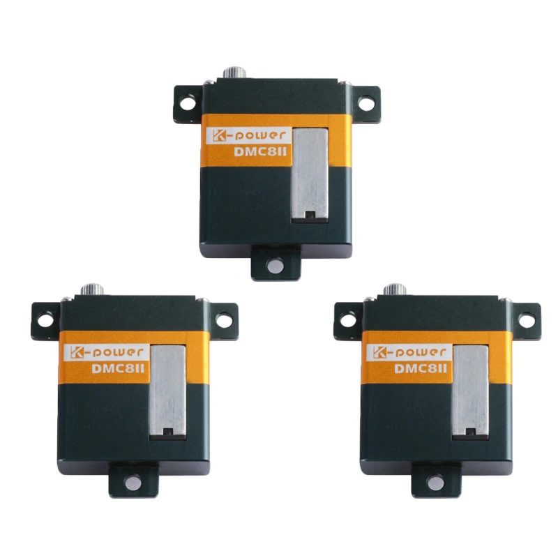 3PCS K-power DMC811 8KG /0.12sec High Torque 29G DC Motor Thin-Wing Digital Servo for RC Airplane Glider Helicopter
3PCS K-power DMC811 8KG /0.12sec High Torque 29G DC Motor Thin-Wing Digital Servo for RC Airplane Glider Helicopter