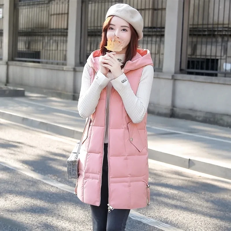 Жилет женский хлопковый средней длины, осень/зима 2021
Жилет женский хлопковый средней длины, осень/зима 2021