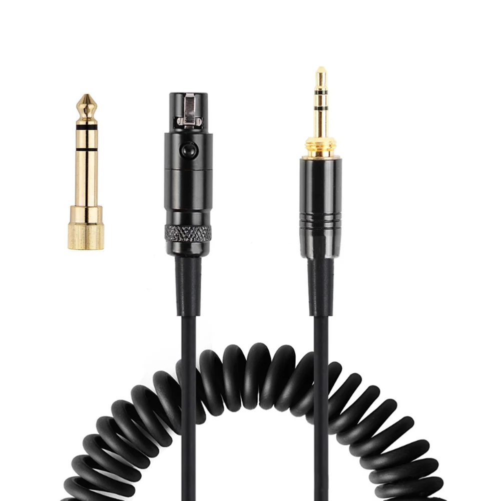 Gold Plated Audio Cable Audio Cable Spring Cables Earphone Adapter Headset Cord for AKG Q701 K702 K240S K240
Gold Plated Audio Cable Audio Cable Spring Cables Earphone Adapter Headset Cord for AKG Q701 K702 K240S K240