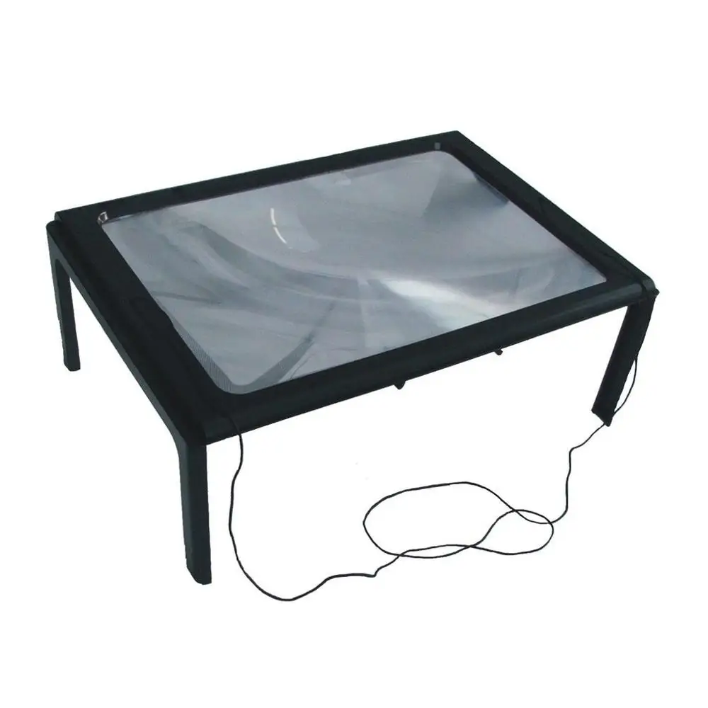 Hot A4 Full Page Large 3X Table Hands Free Desk Foldable Magnifying Glass Magnifier for Reading Sewing Knitting Reading Glass
Hot A4 Full Page Large 3X Table Hands Free Desk Foldable Magnifying Glass Magnifier for Reading Sewing Knitting Reading Glass