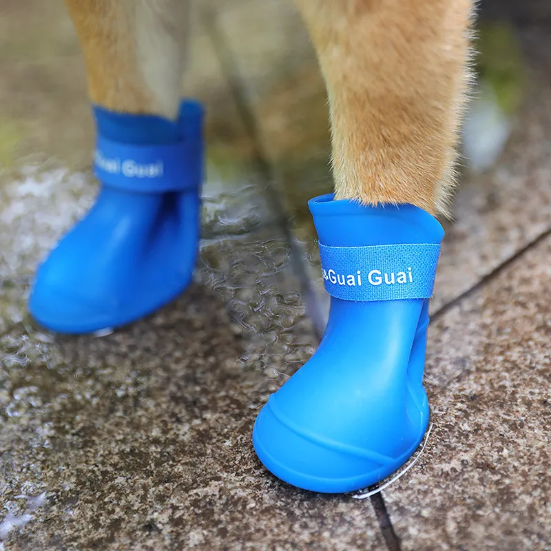 4pcs S/M/L Pet Dog Rain Shoes Anti Slip Waterproof Pet Dog Cat Rain Shoes 7 Colors Seasons Silica Gel Shoes for Dogs Supplies
4pcs S/M/L Pet Dog Rain Shoes Anti Slip Waterproof Pet Dog Cat Rain Shoes 7 Colors Seasons Silica Gel Shoes for Dogs Supplies