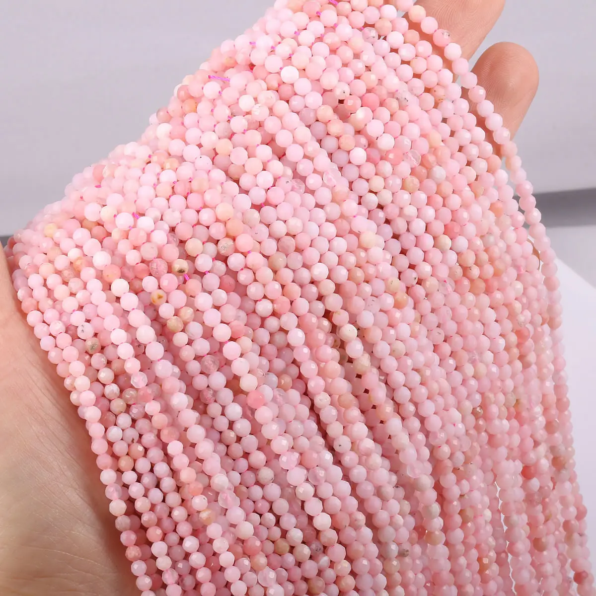 Natural Stone Gem Pink Opal Faceted Small Beads Handmade Crafts DIY Cute Necklace Bracelet Jewelry Accessories Gift Making 4mm
Natural Stone Gem Pink Opal Faceted Small Beads Handmade Crafts DIY Cute Necklace Bracelet Jewelry Accessories Gift Making 4mm