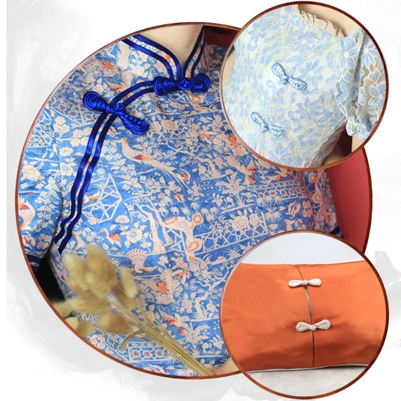 10Pairs Chinese Handmade Cheongsam Buttons Knot Fastener DIY Clothing Accessory for Tang Suit Traditional Handcraft Decor
10Pairs Chinese Handmade Cheongsam Buttons Knot Fastener DIY Clothing Accessory for Tang Suit Traditional Handcraft Decor