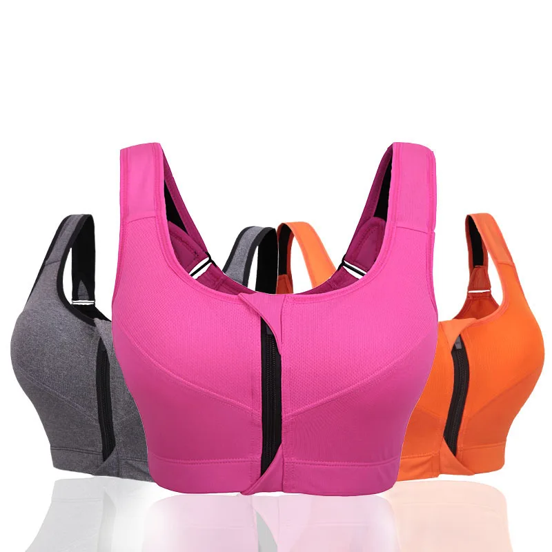 Women Quick-Drying Sports Bras Stretch Crop Tops Underwear Vest Woman Running Gym Zipper Adjustable Strap Bra
Women Quick-Drying Sports Bras Stretch Crop Tops Underwear Vest Woman Running Gym Zipper Adjustable Strap Bra