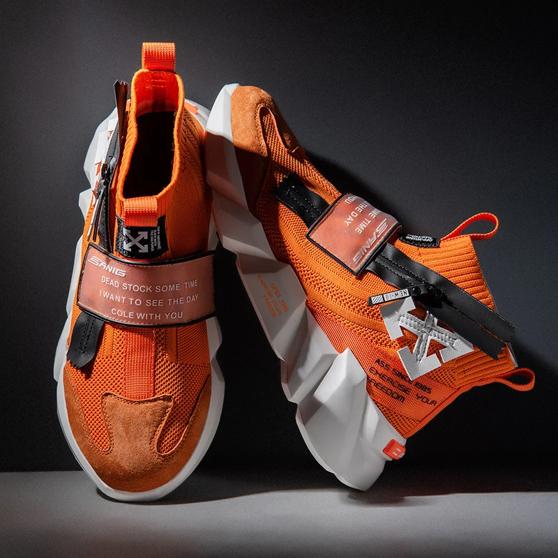 Кроссовки мужские сетчатые, Повседневная Уличная обувь, разноцветные, на платформе, Модные осенние
Кроссовки мужские сетчатые, Повседневная Уличная обувь, разноцветные, на платформе, Модные осенние