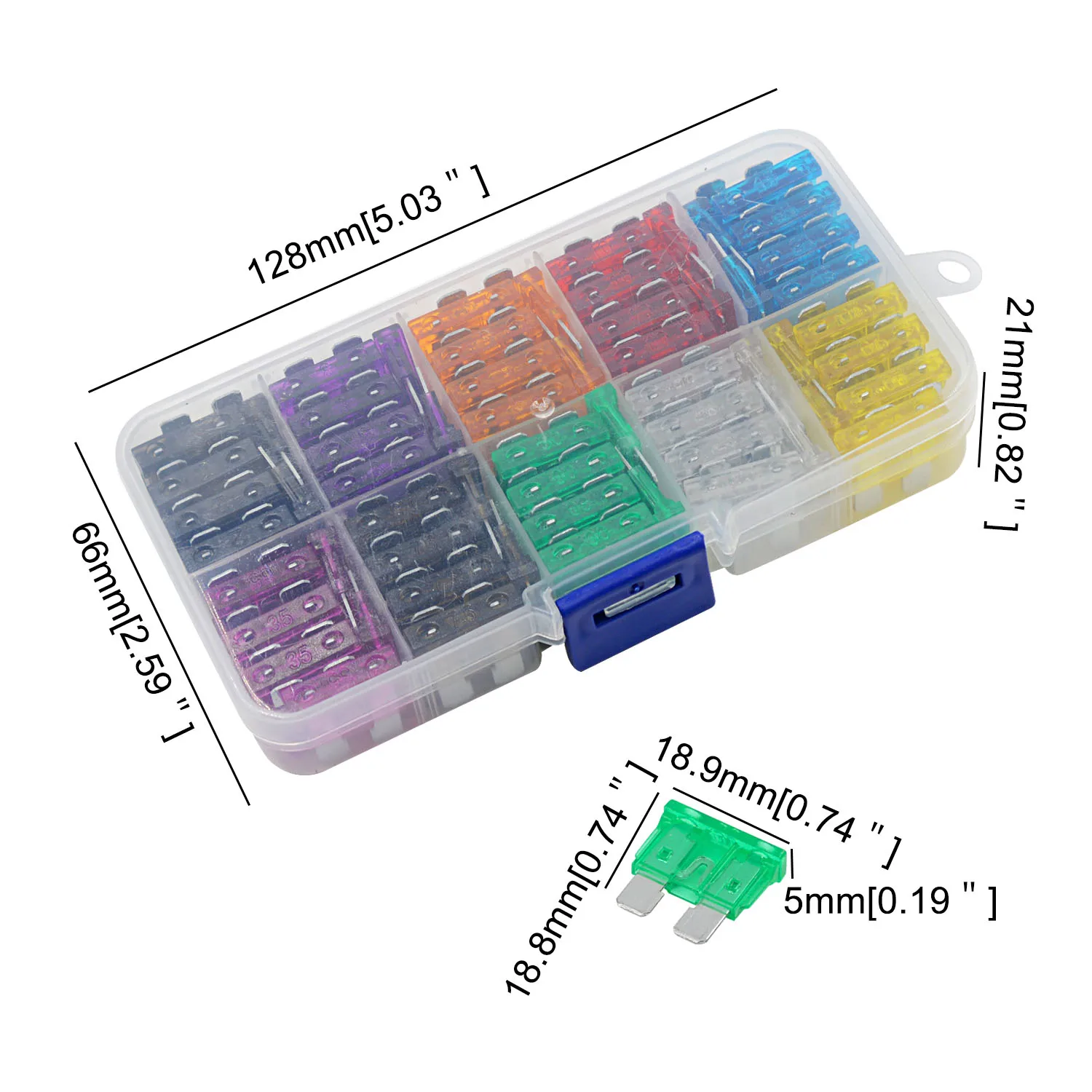 100P/120PC/SET 2-35A Car Fuse Insert Cover Box Eith Box Clip Assortment 2A 3A 5A 10A 20A 25A 30A Auto Blade Type Fuse Set Truck
100P/120PC/SET 2-35A Car Fuse Insert Cover Box Eith Box Clip Assortment 2A 3A 5A 10A 20A 25A 30A Auto Blade Type Fuse Set Truck