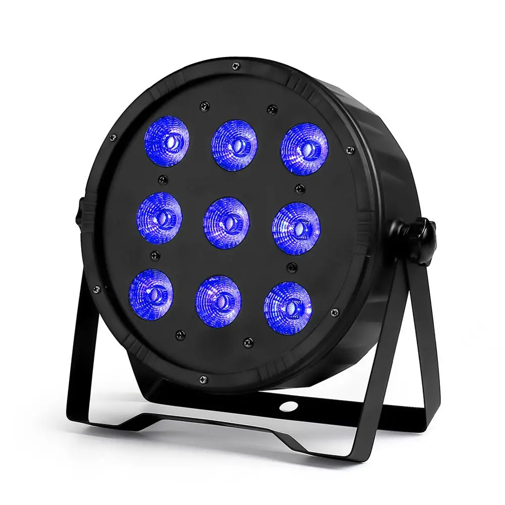 

DJ прожектор светодиодный RGBW 9x18 Вт 6IN1 RGBWA + УФ мыть диско вечерние светильник DMX контроллер Бесплатная доставка Dj светильник ing диско ди-джей в...