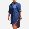ZANZEA Women's Irregular Sundress Stylish Denim Blue Shirt Dress Casual Long Sleeve Mini Vestidos Female Button Plus Size Robe
ZANZEA Women's Irregular Sundress Stylish Denim Blue Shirt Dress Casual Long Sleeve Mini Vestidos Female Button Plus Size Robe