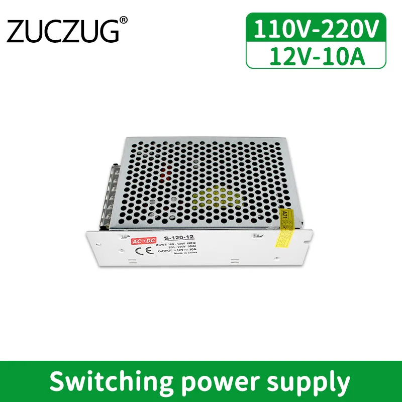 120w Switching Power Supply Power Adapter AC To DC 12v Led Strip Lamp Transformer 220v 12v Power Supply 12v 10a Led Driver 220v
120w Switching Power Supply Power Adapter AC To DC 12v Led Strip Lamp Transformer 220v 12v Power Supply 12v 10a Led Driver 220v